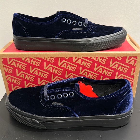 Vans Shoes - Vans Authentic Velvet Navy/Black